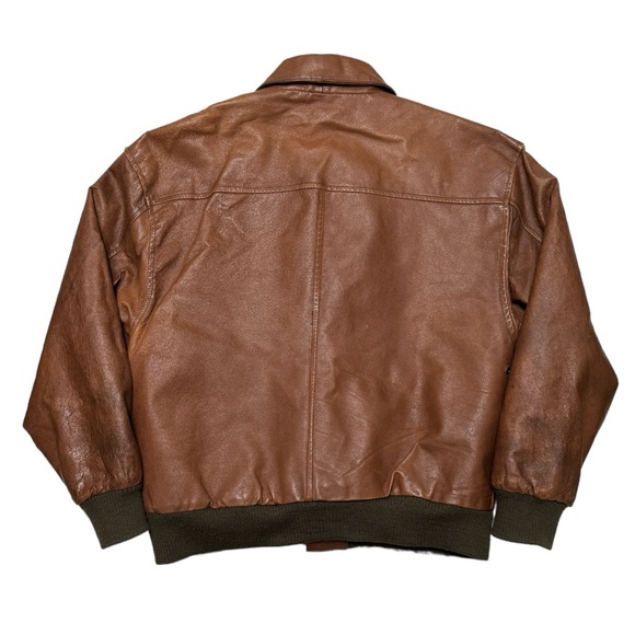 Vintage 70’s Brown Leather Jacket - Picture 2 of 10